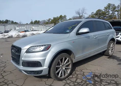 2013 Audi Q7 3.0T S Line Prestige из США, поврежденный, VIN WA1DGAFE2DD012052